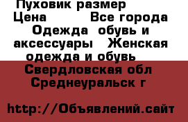 Пуховик размер 42-44 › Цена ­ 750 - Все города Одежда, обувь и аксессуары » Женская одежда и обувь   . Свердловская обл.,Среднеуральск г.